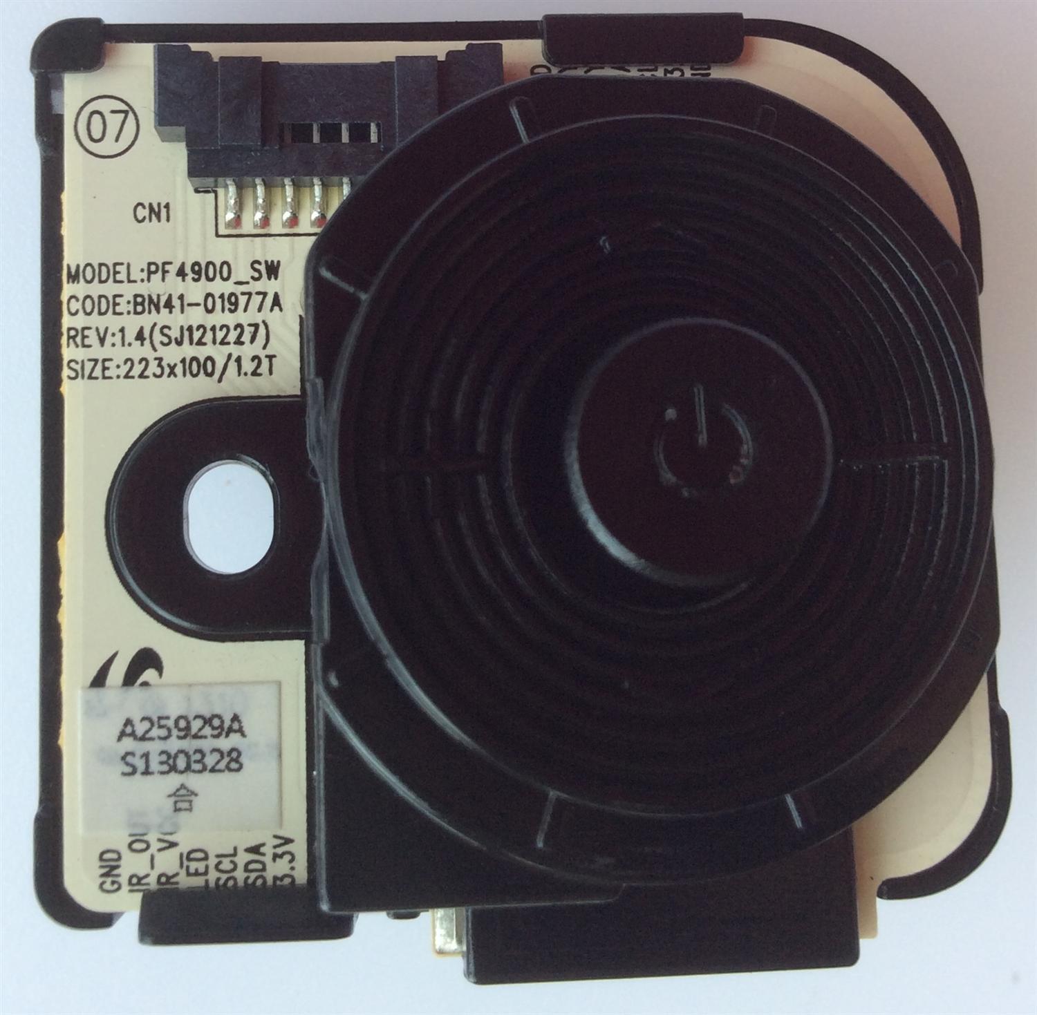 BOTONERA / SENSOR / SAMSUNG BN96-25929A / BN41-01977A / BN41-01978A / A25929A / MODELO PN43F4500AFXZA	