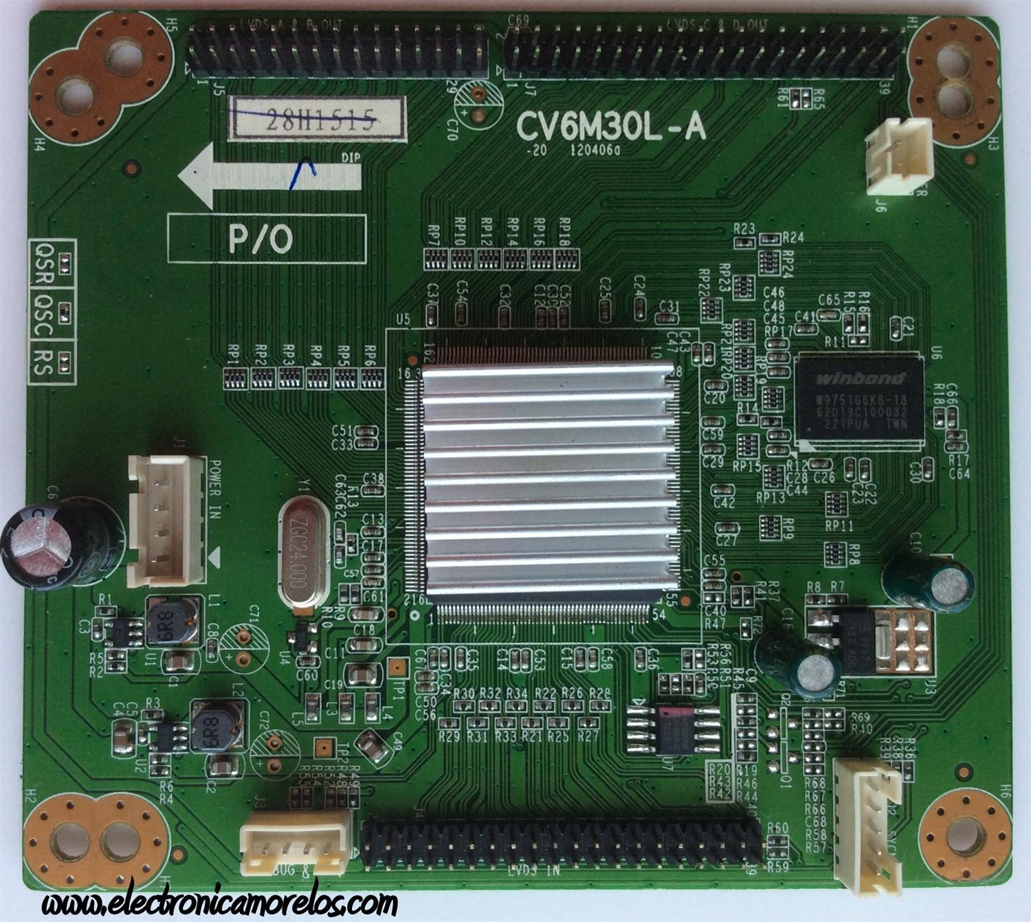 TARJETA INTERFACE / ELEMENT 28H1515 / CV6M30L-A / MODELO ELDFT406	