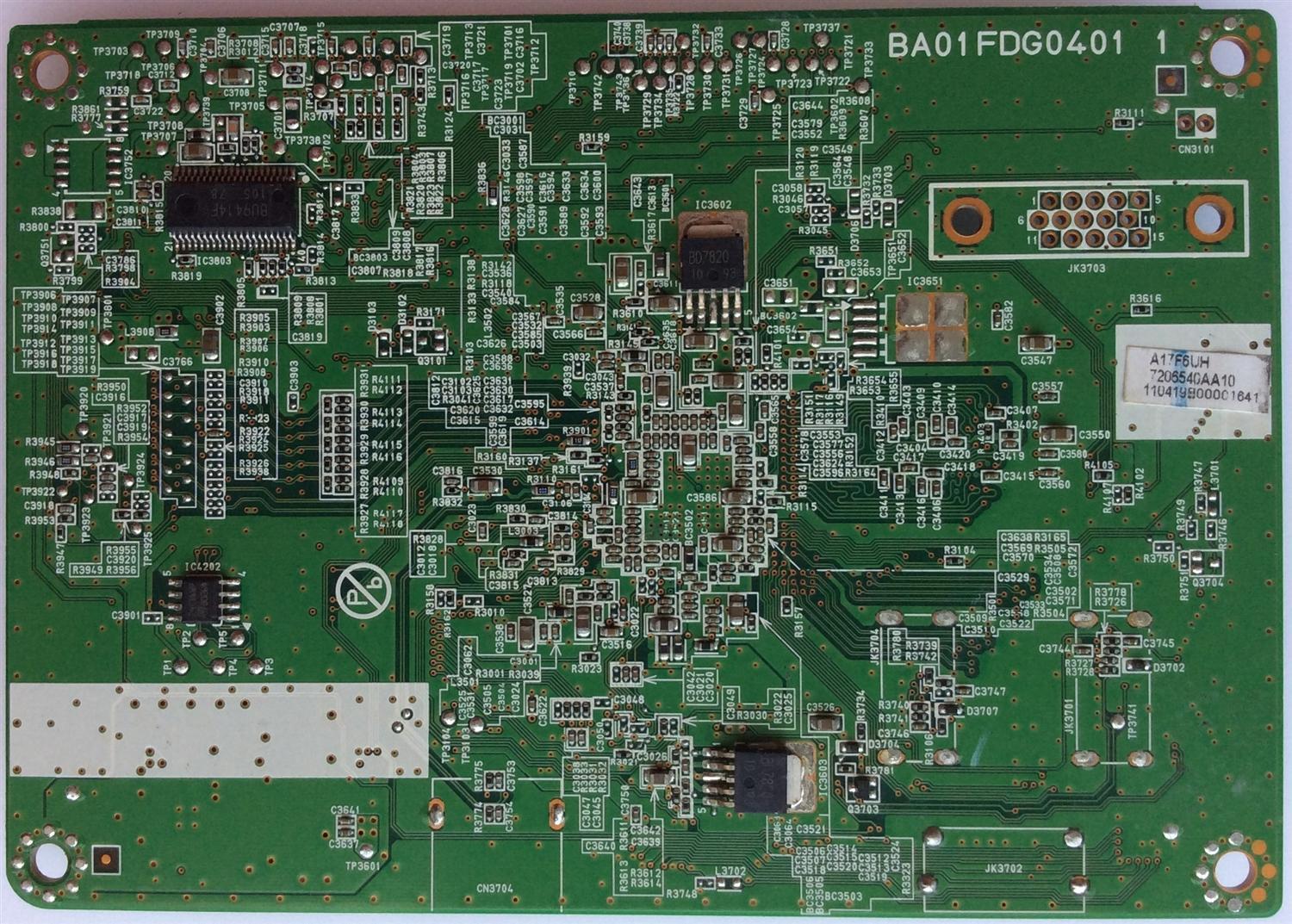 MAIN / PHILIPS A17F6MMA-001 / A17F6UH / BA01FDG0401 1 / MODELO 32PFL3000/F8 DS1	 - Imagen 2