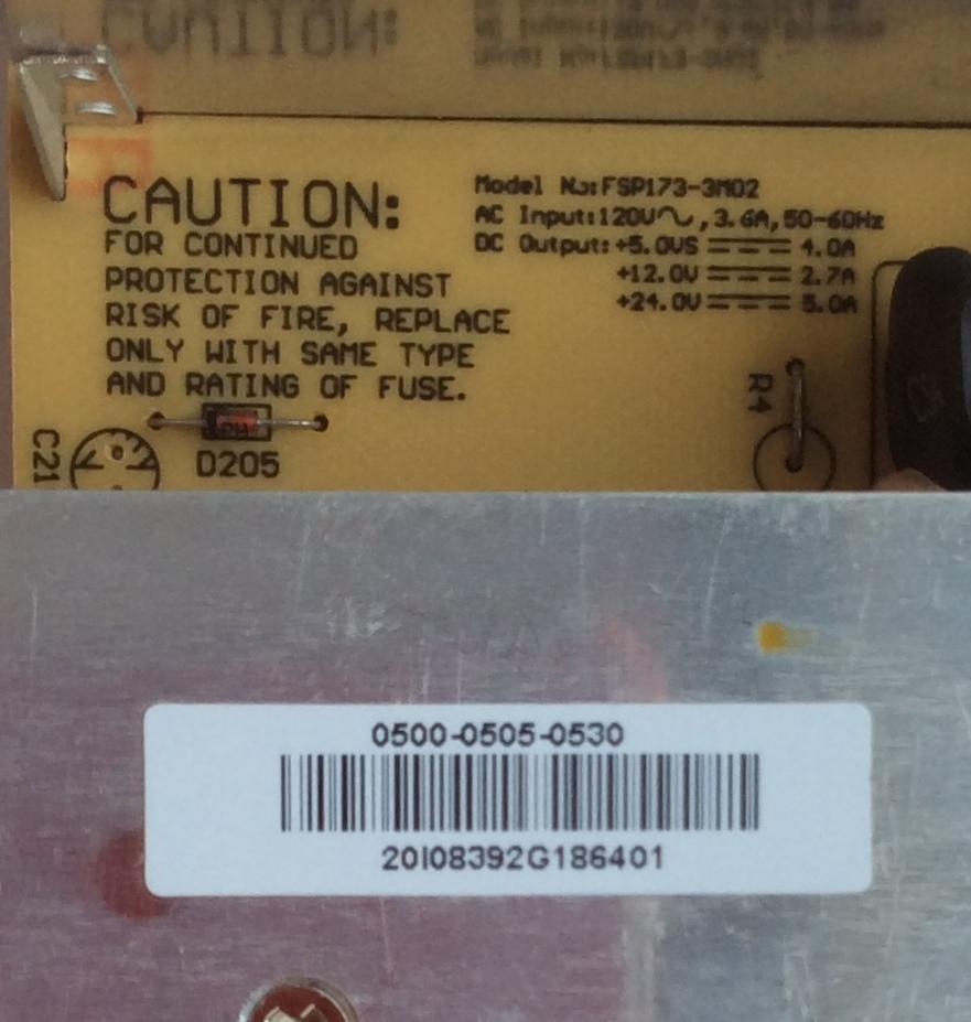 FUENTE DE PODER / VIZIO 0500-0505-0530 / FSP173-3M02 / 050005050530 / 3BS0183012GP / PARTES SUSTITUTAS 0500-0507-0180 / 0500-0505-0390 / 0500-0502-0180 / 0500-0507-0240 / MODELOS VW32LHDTV30A / VW32LHDTV40A - Imagen 2