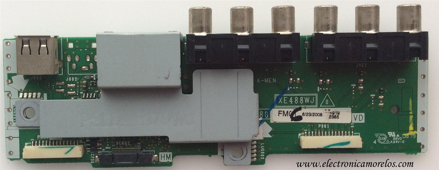 TARJETA DE A/V / SHARP DUNTKE488FM06H / XE488WJ / KE488 / S_488 / MODELO LC-42D64U	