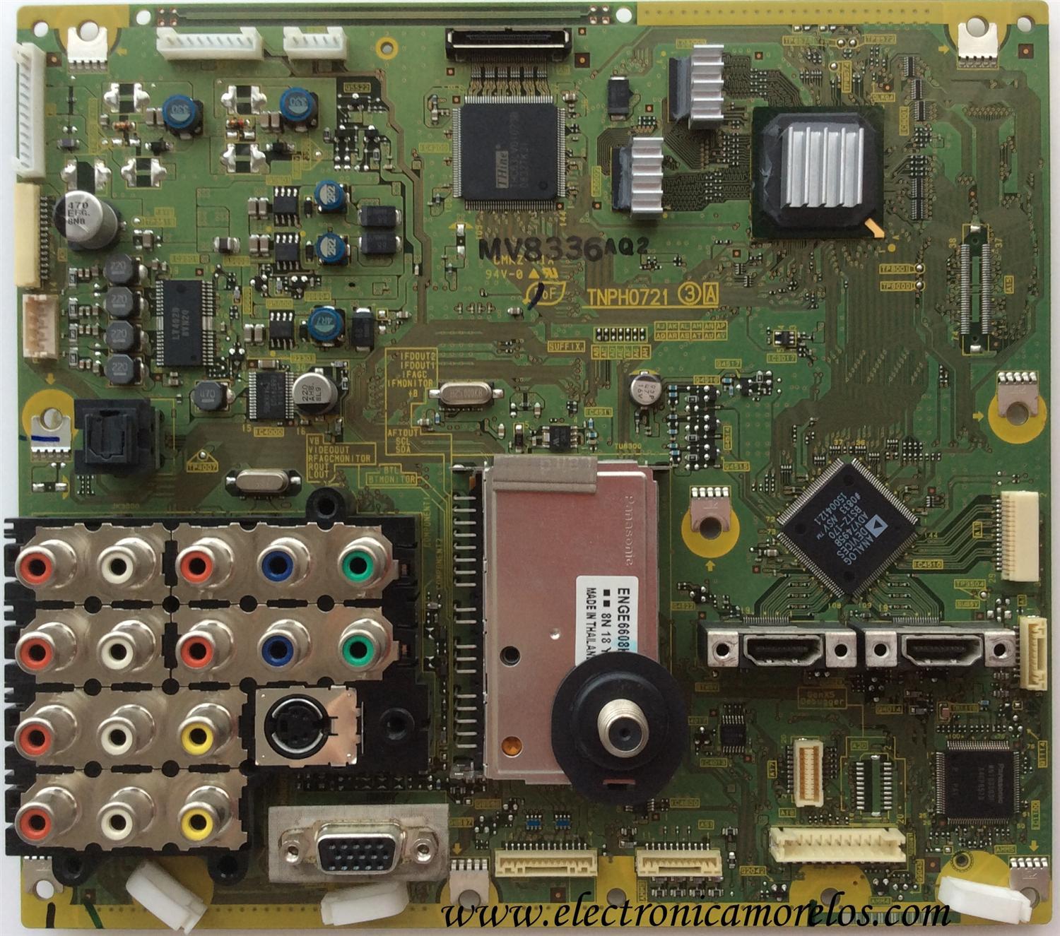 MAIN / PANASONIC TNPH0721AQS / TNPH0721AQ / TNPH0721 / MODELO TH-C50FD18	