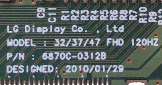 T-CON / SIGMAC 6871L-2132E / 2132E / 6870C-0312B / MODELO NE32AB1 LZ3218	 - Imagen 2