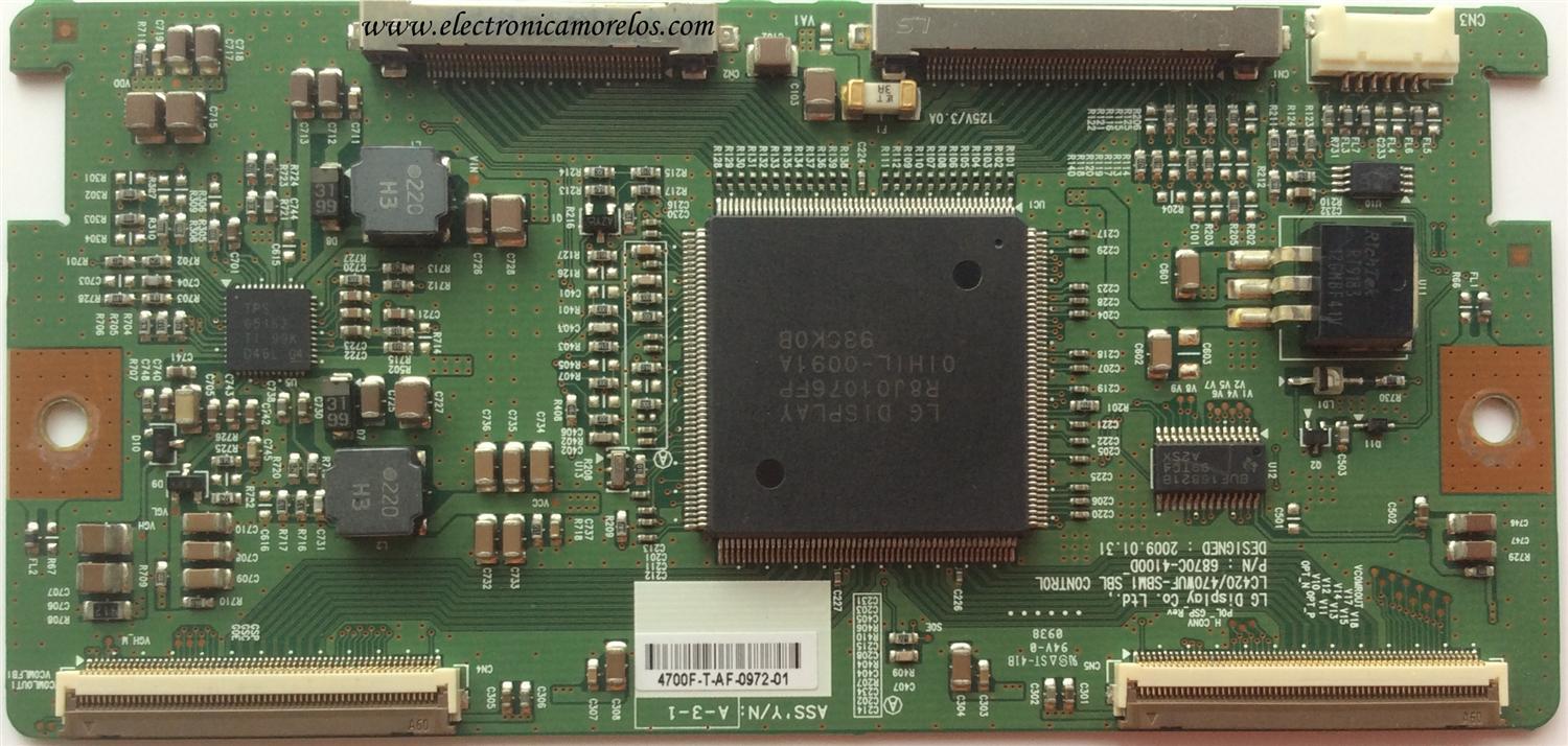 T-CON / VIZIO 6871L-4700F / 6870C-4100D / 4700F / PANEL LC420WUF (SB)(M1) / PANEL LC420WUF (SB)(M1) / SV421XVT / SV422XVT / SV422XVT LSKFJBL / SV421XVT LSPELAK / 42LH5000-ZB / 42LH5010 AEU