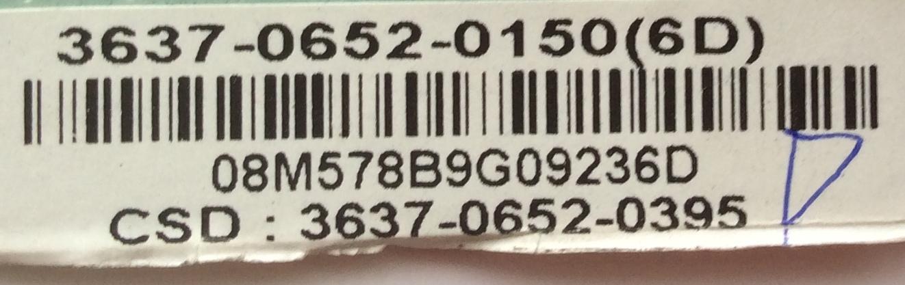 MAIN / VIZIO 3637-0652-0150 / 3637-0652-0150(6D) / 0171-2271-3276 / PANEL'S LC370WUG(RC)(A1) / LC370WUG(SC)(R1) / MODELOS E371VL LATKHJFM / E371VL	 - Imagen 2