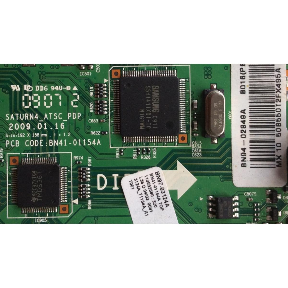 MAIN / SAMSUNG BN94-02849A / BN97-03124A / BN41-01154A / PARTE SUSTITUTA BN96-12139A / PANEL S50FH-YB03 / MODELO PN50B550T2FXZA - Imagen 2
