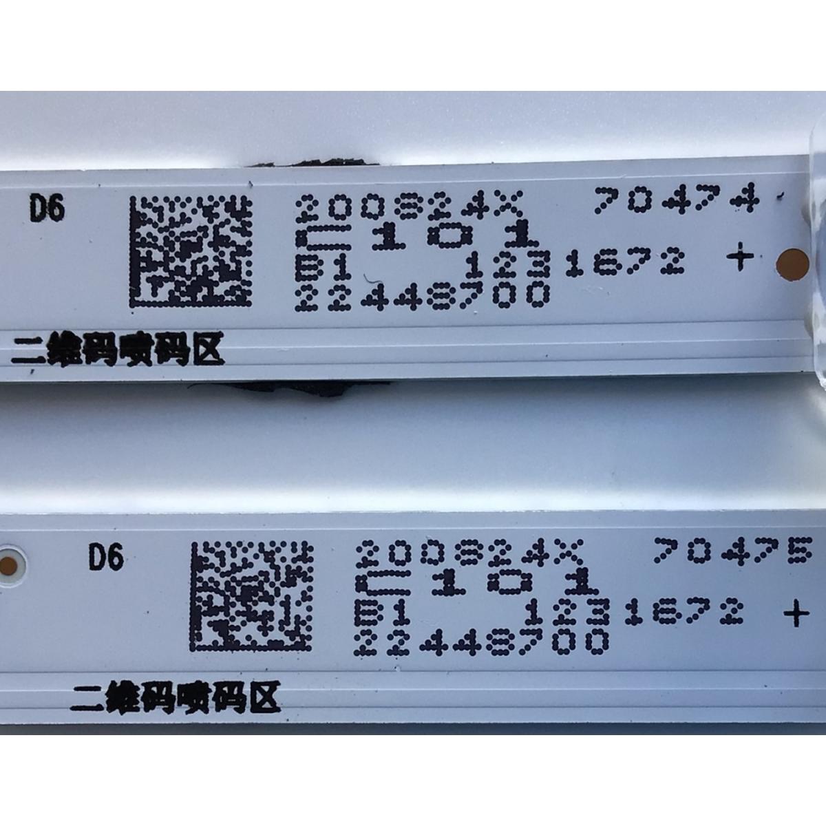 KIT DE LED'S PARA TV HISENSE (3 PIEZAS) / NUMERO DE PARTE SVH500AD8 / 2019082901-SVH500AD8 / CRH-BX500X1U913030T031498T-REV1.0 / HD500X1U91-L3 / PANEL HD500X1U91-L3/S1/GM/R0H / CV500U2-T01 / MODELO 50R6090G5 / 50R6E3 - Imagen 2