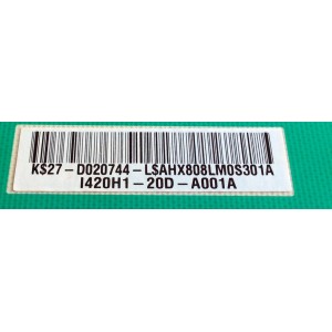 BACKLIGHT INVERTER MASTER / LG 27-D020744 / I420H1-20D-A001A / I420H1-20D-Master / T87I028.07 / PANEL V420H1-L12 REV.C1 / MODELOS 42LG50-UA / 42LG50-UA AUSHLJM - Imagen 2