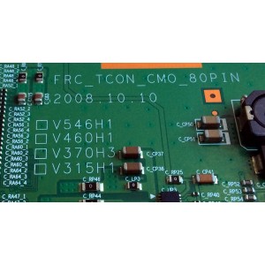 T-CON / SAMSUNG BN81-02393A / 35-D033792 / FRC_TCON_CMO_80PIN / PANEL V460H1-LH5 Rev.C1 / MODELOS LN46B640R3FXZA / LN46B650T1FXZA / LE46B650T2PXXN CN03 / LE46B679T2SXZG 0002 / LE46B679T2 / LE46B653 / LE46B653T / LE46B653T5 / MAS MODELOS EN DESCRIPCION - Imagen 2
