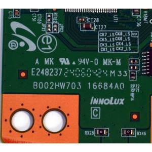KIT DE TARJETAS ORIGINAL PARA TV ELEMENT XUMO TV / NUMERO DE PARTE 9011-240038-WC2010EK / TPD.T962D4.PC761 (T) / T-CON 7ADDJ1012 / B002HW703 / PANEL K430WDJ1 / DISPLAY V430DJ1-Q01 REV.D2 / MODELO E550AE43C - Imagen 3