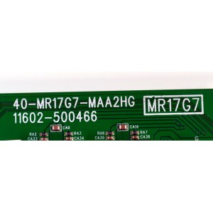 KIT DE TARJETAS ORIGINAL PARA TV TCL / NUMERO DE PARTE MAIN 30800-000501 / 40-MR17G7-MAA2HG / 11602-500466 / 30801-000480 / V8-MR17K01-LF / FUENTE G0504-000222 / 40-L20XH4-PWC1ZG / 11601-500051 / PANEL LVU75NDAL / DISPLAY ST7461D03-2 / MODELO 75S41BR - Imagen 6