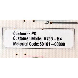 KIT DE TARJETAS ORIGINAL PARA TV VIZIO / NUMERO DE PARTE MAIN 60103-00640 / TD.MT5691.U751 / FUENTE 60101-03808 / SHG7502C-116E / T-CON 44-97717840 / 47-6021327 / PANEL BOEI750WQ1 / DISPLAY HV750QUB-N9D / MODELO V755-H4 / V755-H4 LHBFB4KW - Imagen 6