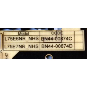 KIT DE TARJETAS ORIGINAL PARA TV SAMSUNG / NUMERO DE PARTE BN94-13061A / BN41-02636A / BN41-02636 / BN97-14340K / FUENTE BN44-00874D / L75E7NR_NHS / BN4400874D / PANEL CY-QN075FLLV1H / DISPLAY LSF750FF05-N01 / MODELO QN75Q6FNAFXZA - Imagen 3