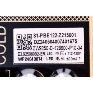 KIT DE TARJETAS ORIGINAL PARA TV PHILIPS / NUMERO DE PARTE MAIN 02-1RT51FBMA-T02T / 1RT51FB / FUENTE 81-PBE122-Z215001 / ZW9250 / T-CON E3CCBB7000140  / CV700U2-T01  / PANEL LVU700CHDX E0061 / DISPLAY CV700U2-T01 REV:04 / MODELO 70PUL7553/F7 - Imagen 5