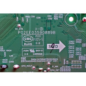 KIT DE TARJETAS PARA TV TOSHIBA·FIRE TV 4K·UHD·HDR / NUMERO DE PARTE MAIN FUENTE 323264 / TPD.T962X3.PC702 (T) / NUMERO DE PARTE T-CON 313436 / RSAG7.820.11133/ROH / PANEL HD500Y1U52-T0LB\S0\SM\ROH / DISPLAY T500QVN04.1 / MODELO 50C350LU - Imagen 3