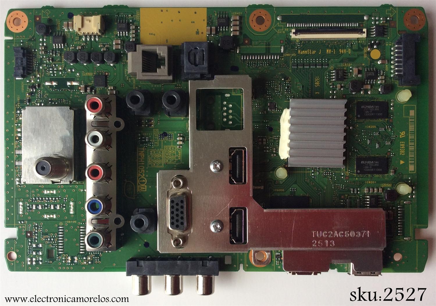 MAIN / PANASONIC TXN/A11TGUS / TNPH1052BC / TNPH1052 / TXN / A11TGUS / PANEL LC420DUE (SF)(R2) / MODELO TH-42LRU6