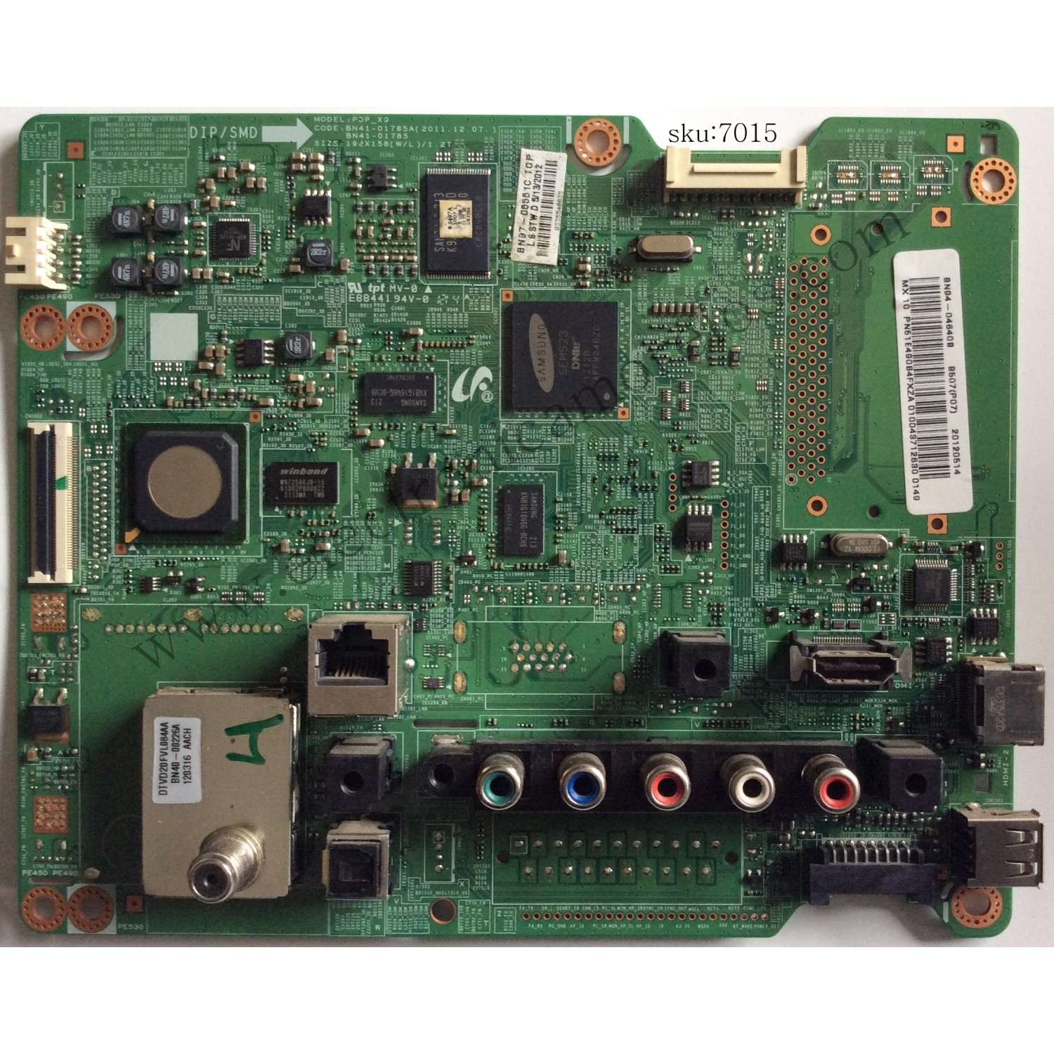 MAIN SAMSUNG / BN94-04640B / BN41-01785A / BN97-05551C / SUSTITUTAS BN94-05589M / PANEL'S S51AX-YB01 / S51AX-YD01 / MODELOS PN51E490B4FXZA TD02 / PN51E490B4FXZA TS04