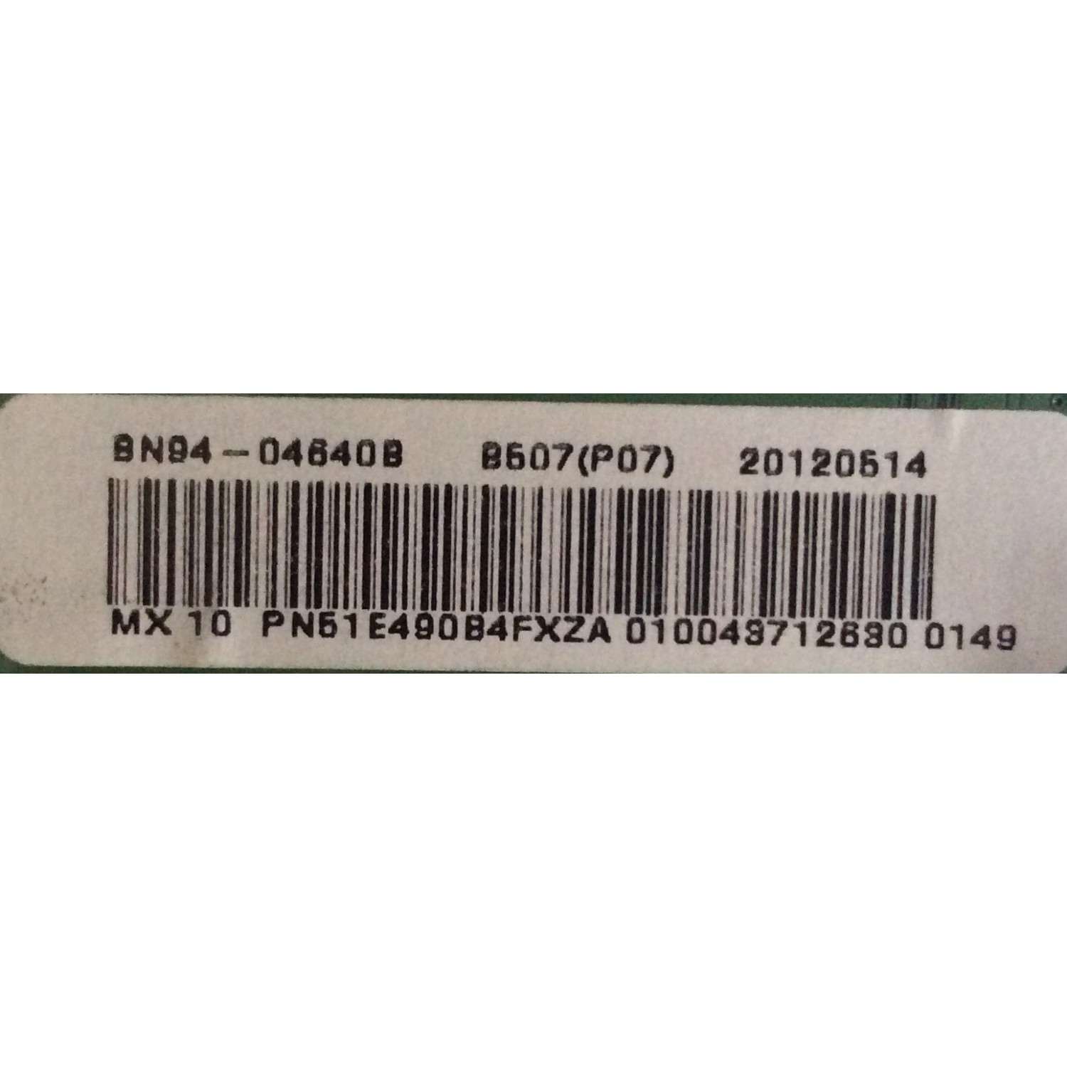 MAIN SAMSUNG / BN94-04640B / BN41-01785A / BN97-05551C / SUSTITUTAS BN94-05589M / PANEL'S S51AX-YB01 / S51AX-YD01 / MODELOS PN51E490B4FXZA TD02 / PN51E490B4FXZA TS04 - Imagen 2