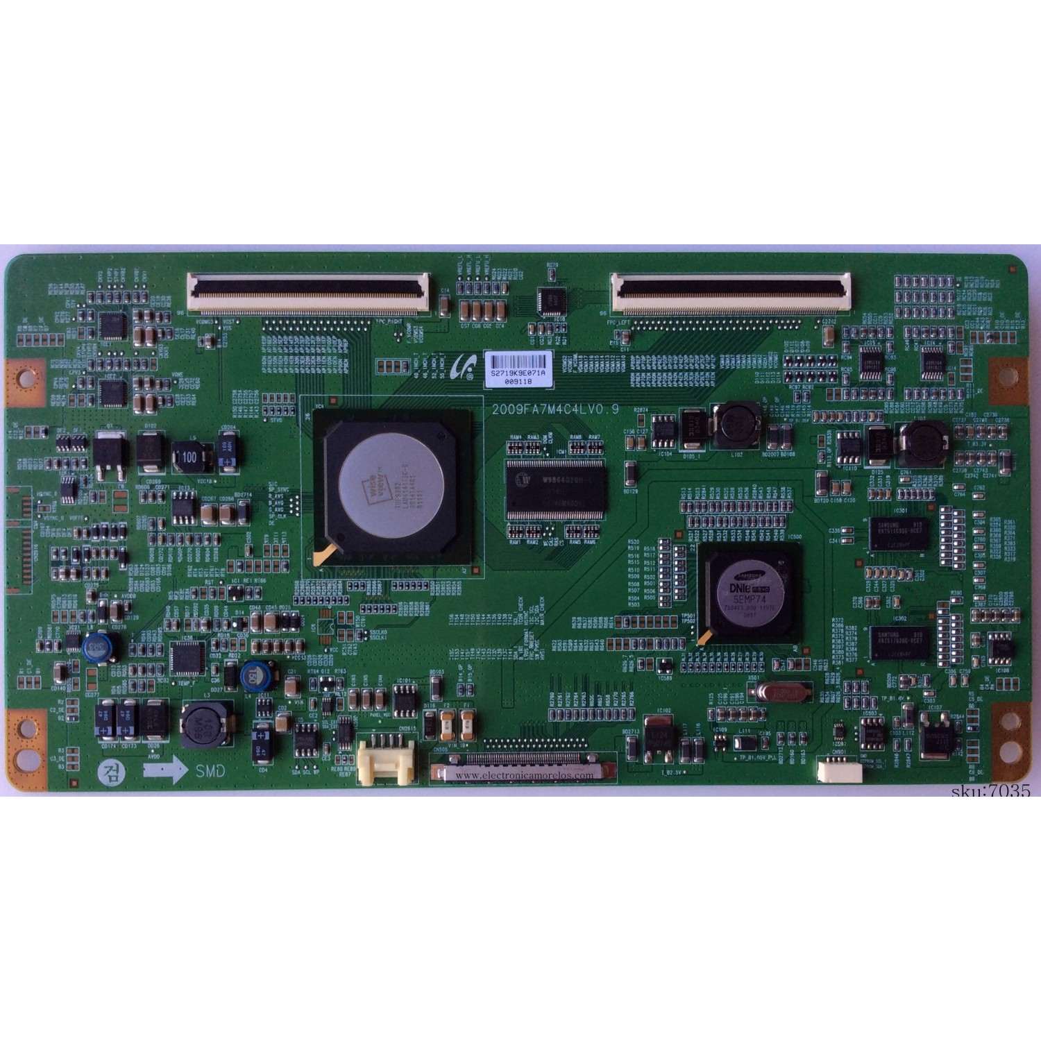 T-CON / SAMSUNG LJ94-02719K / 2719K / 2009FA7M4C4LV0.9 / MODELO UN55B7100WFXZA SQ01 / UN55B7000WFXZA