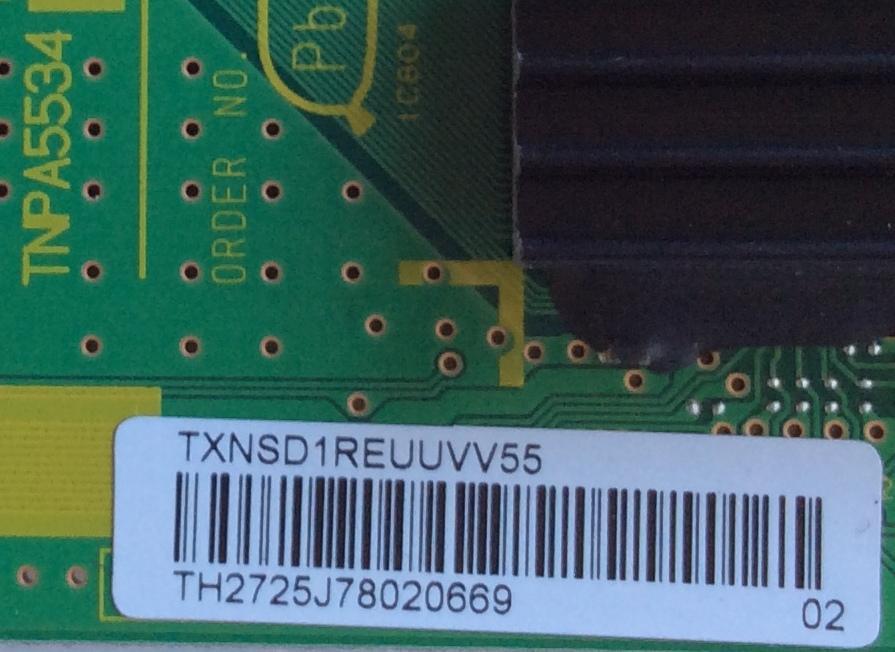 BUFFER / PANASONIC TXNSD1REUUVV55 / TNPA5534 / MODELO TC-P55VT50	 - Imagen 2