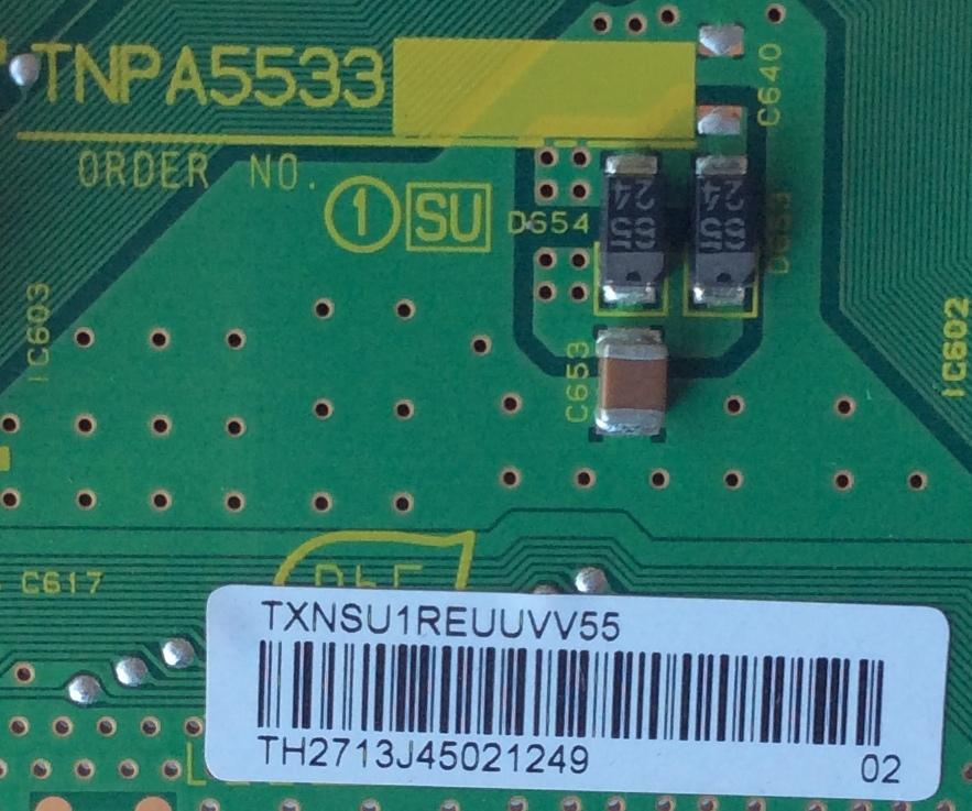 BUFFER / PANASONIC TXNSU1REUUVV55 / TNPA5533 / MODELO TC-P55VT50	 - Imagen 2