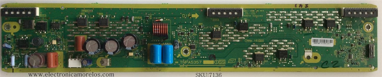 X-SUS / PANASONIC TXNSS1PCUU / TNPA5357AF / TNPA5357 / MODELO TC-P50ST30	