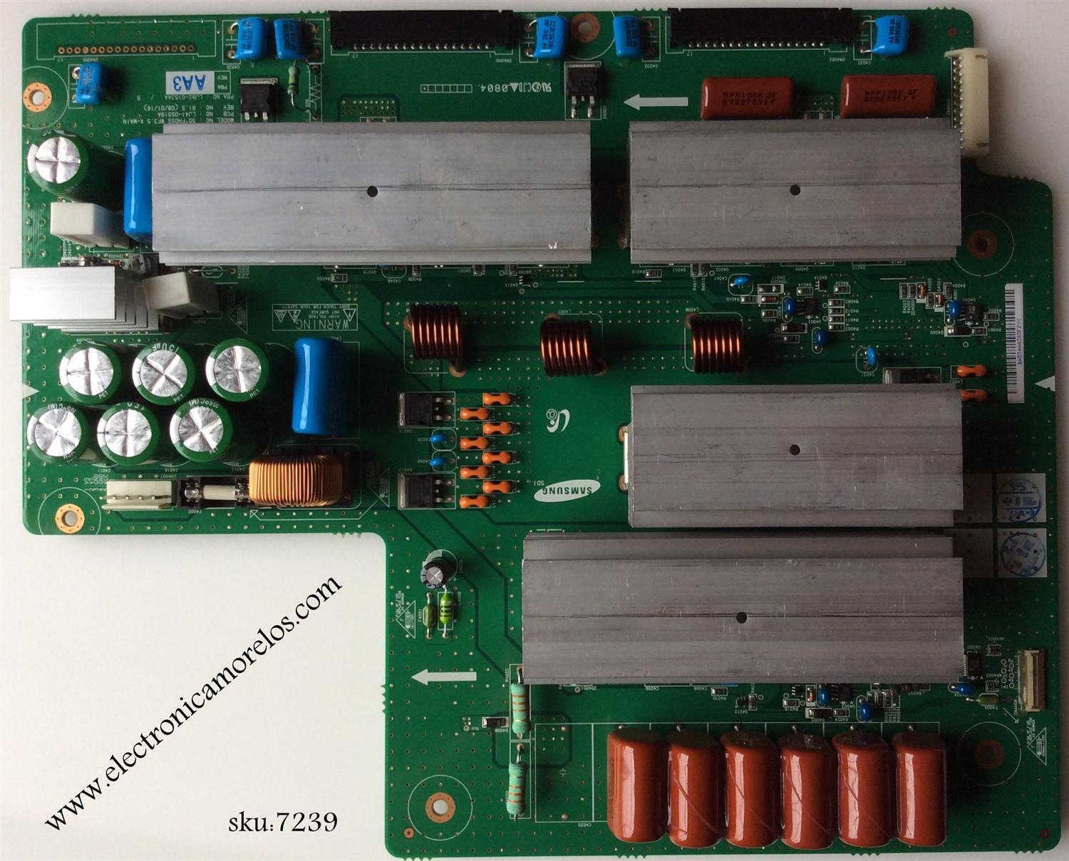 X-SUS / SAMSUNG LJ92-01534A / LJ41-05519A / 534A / AA3 / MODELO PN50A510P3FXZA	
