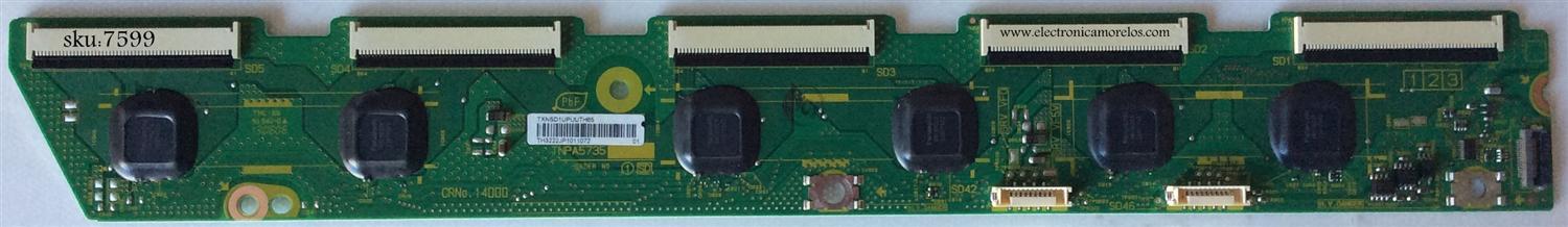 BACKLIGHT INVERSOR / PANASONIC TZRNP03UPUU / TXNSD1UPUUTH65 / TNPA5735 / MODELO TC-P65S60	