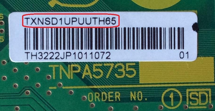BACKLIGHT INVERSOR / PANASONIC TZRNP03UPUU / TXNSD1UPUUTH65 / TNPA5735 / MODELO TC-P65S60	 - Imagen 2