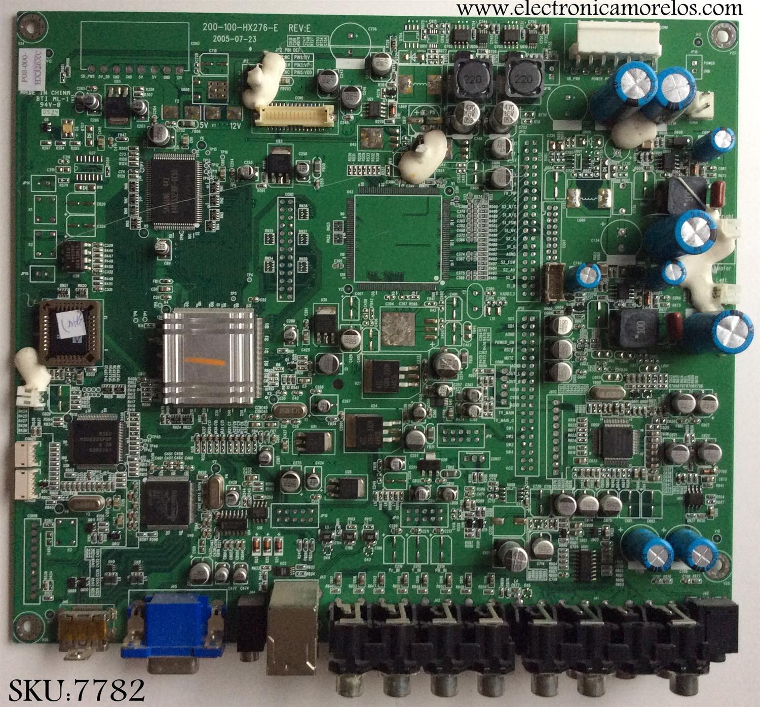 MAIN / PROVIEW 200-100-HX276-E / 200-100-HX276-E / MODELO 3200	
