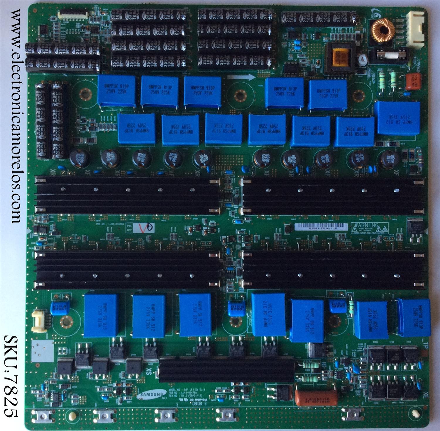 X-SUS  / SAMSUNG BN96-11182A / LJ41-06478A / 650A / LJ92-01650A / MODELO PN58B850Y1FXZA	
