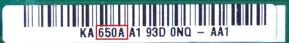 X-SUS  / SAMSUNG BN96-11182A / LJ41-06478A / 650A / LJ92-01650A / MODELO PN58B850Y1FXZA	 - Imagen 2