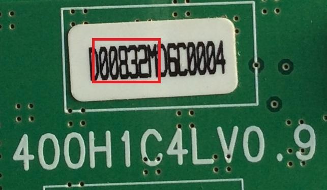 T-CON / SAMSUNG 00832M / 400H14LV0.9 - Imagen 2