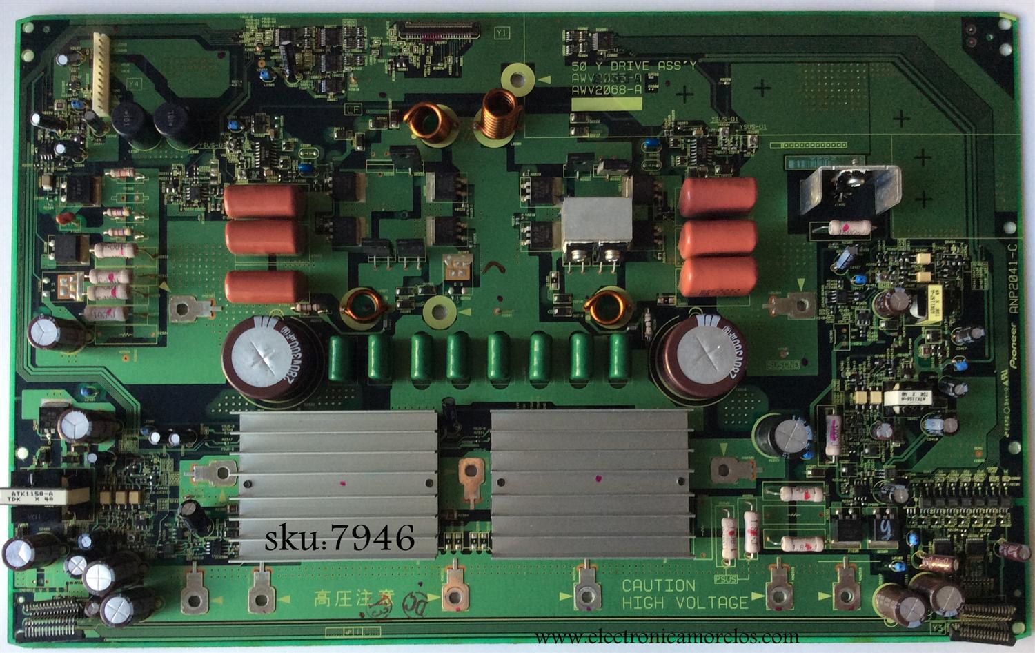 Y-SUS / SONY 9-885-061-44 / ANP2041-C / AWV2193A / MODELO FWD-50PX1	