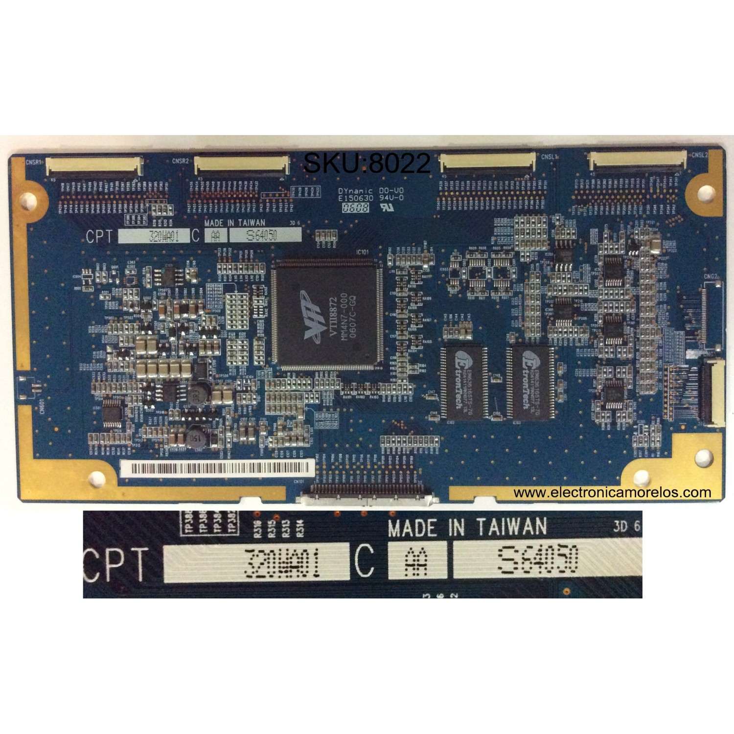 T-CON / MAGNAVOX 1320WA01CAA / 320WA01CAA / CPT320WA01CAAS64050 / MODELO 32MF231D/37	
