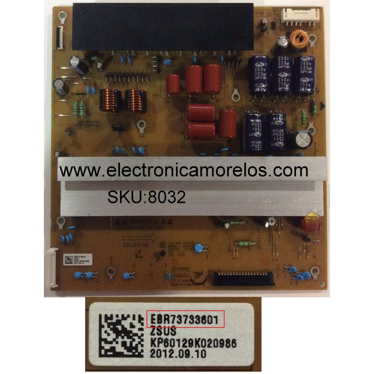 Y-SUS / LG EBR73733601 / EAX64297701 / MODELO 60PA5500-UA AUSLLJR	