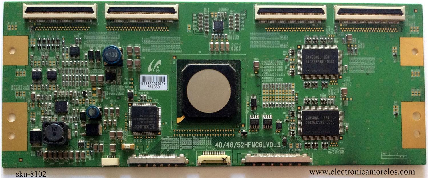 T-CON / LJ94-02506C / 2506C / 40/46/52HFMC6LV0.3 / MODELO LT-46149	