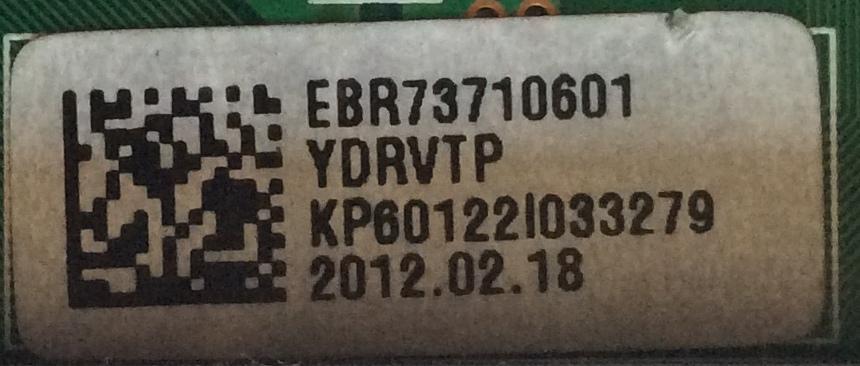 BUFFER YDRVTP / LG EBR73710601/ EAX64297301 / MODELO 60PA5500-UA.AUSLLJR	 - Imagen 2