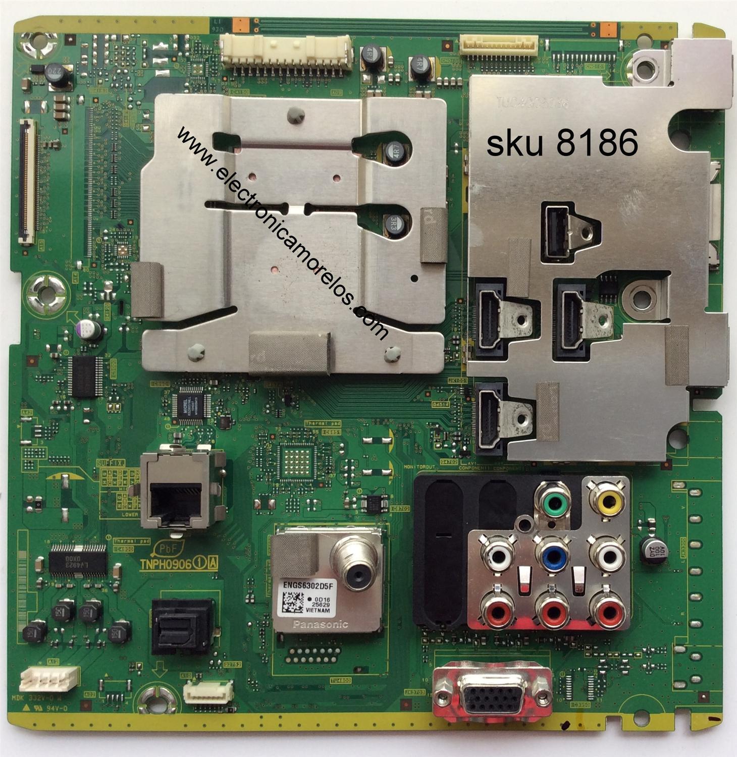 MAIN / PANASONIC TXN/A1MXUUS / TNPH0906UD / TNPH0906 / MODELO TC-L42E30	