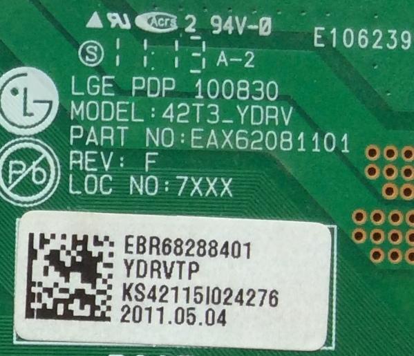 BUFFER YDRVTP / LG EBR68288401 / EAX62081101 / MODELO 42PT350-UD.AUSLLUR	 - Imagen 2