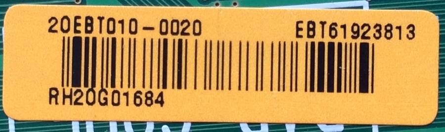 MAIN / LG EBT61923813 / EAX64349207 / PDP50R40000 / MODELO 60PM9700-UA.AUSLLHR - Imagen 2