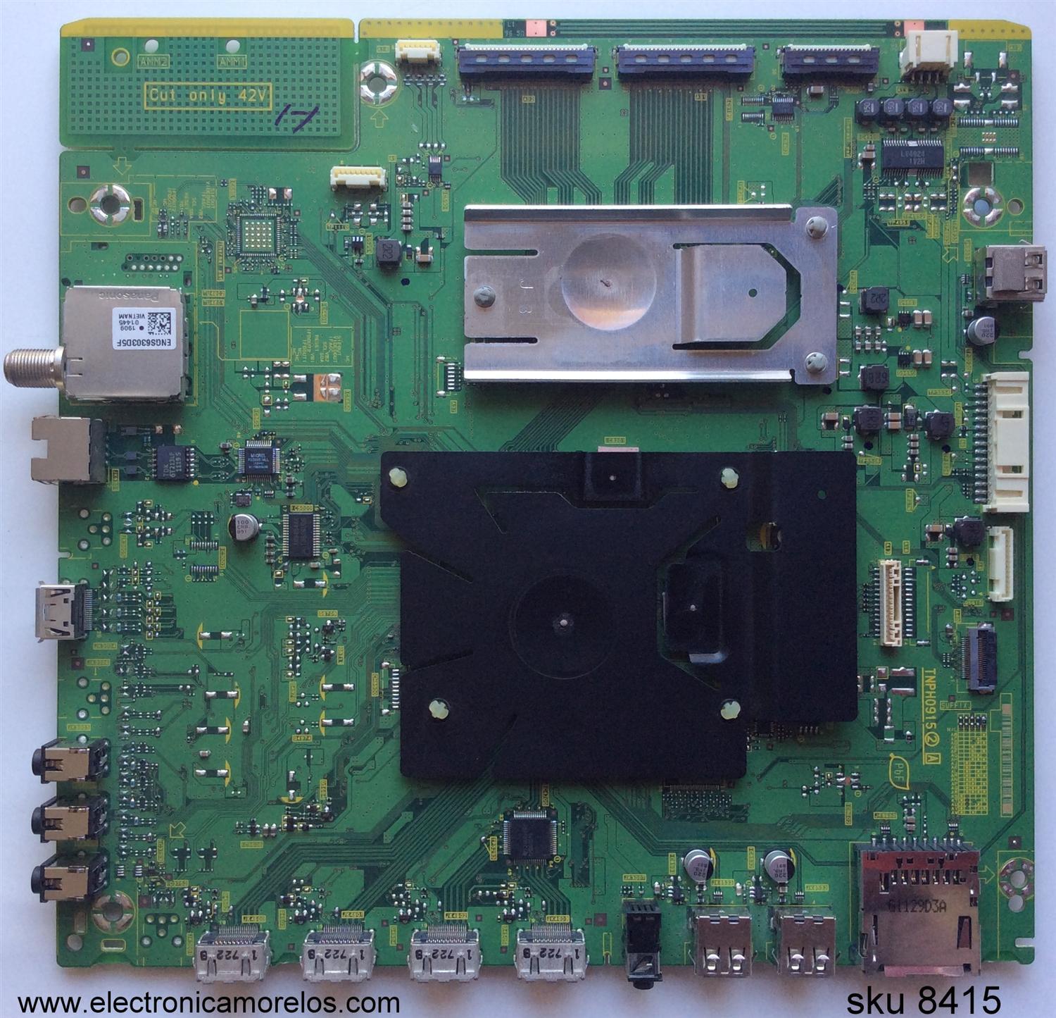 MAIN / PANASONIC TXN/A1NVUUS / TNPH0915AB / TNPH0915 / TXN / A1NVUUS / PANEL MC140FJ1431 / MODELOS TC-P55GT30 / TC-P55GT31