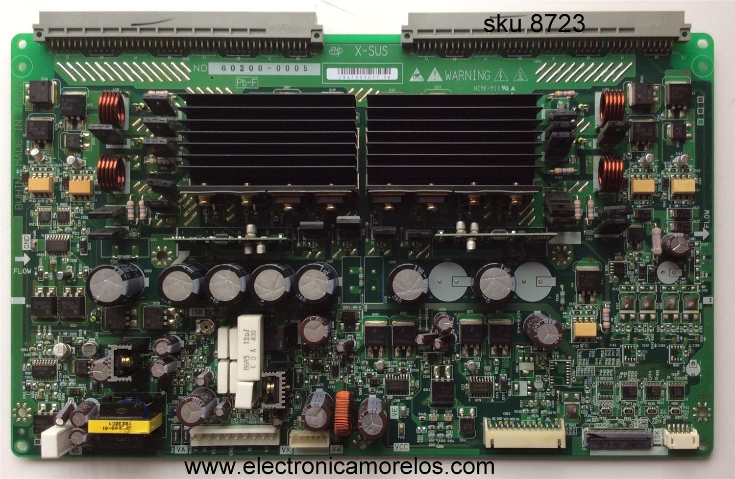 X-SUS / HITACHI 996500026824 / ND25001-B012 / ND60200-0005 / MODELO 42PD5000	