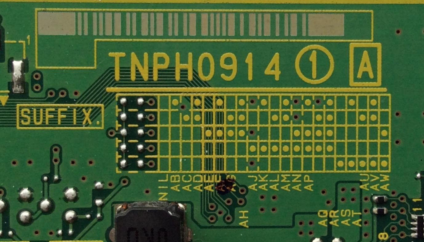 MAIN PARA TV PANASONIC / NUMERO DE PARTE TNPH0914 / TXN/A1PKUUS / PARTES SUSTITUTAS TNPH0914AQ / TNPH0914AH / PANEL MC106FU1411 / MODELO TC-P42S30 - Imagen 2