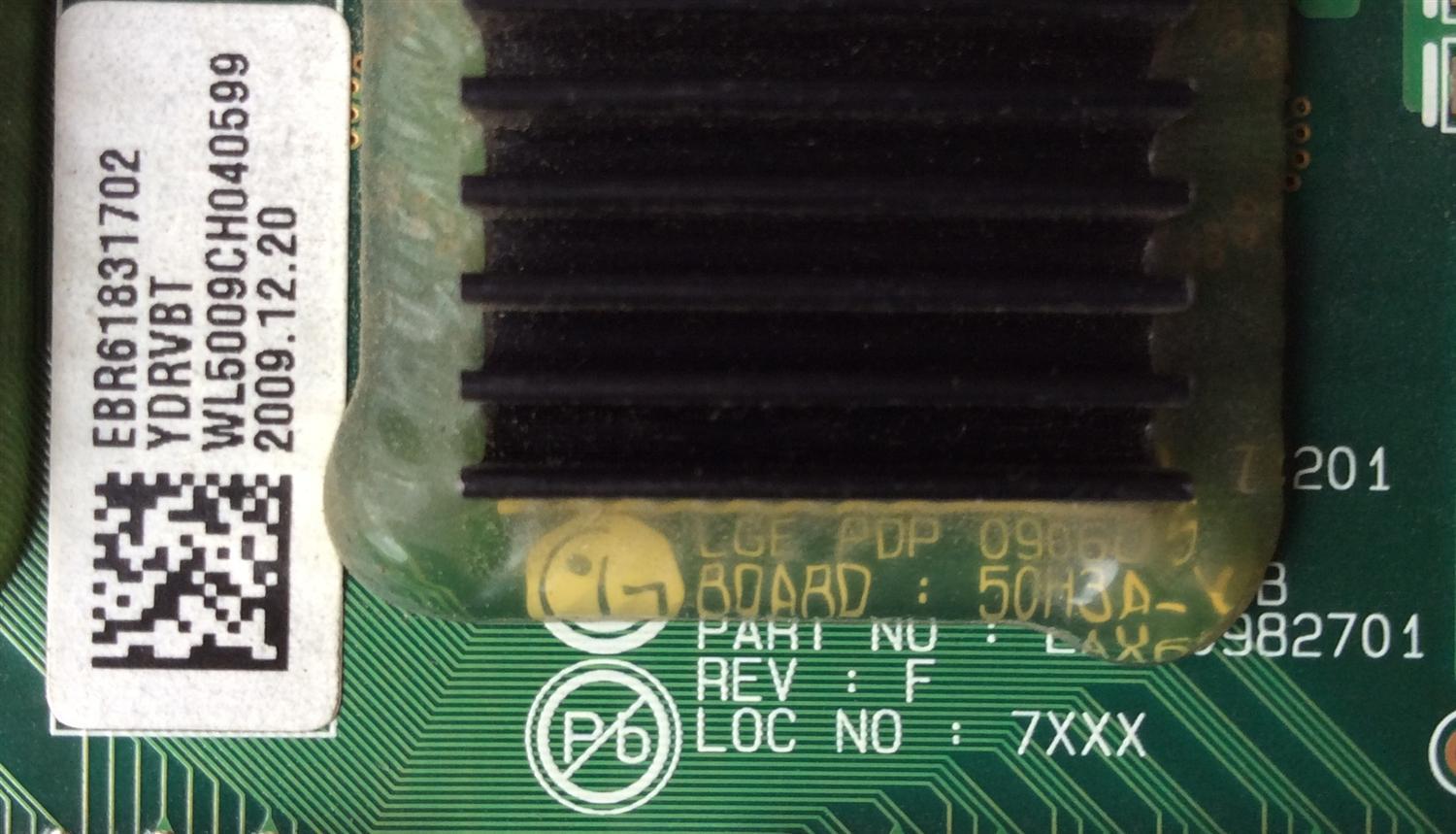 BUFFER YDRVBT / LG EBR61831702 / EAX60982701 / MODELO 50PQ6000-ZA	 - Imagen 2