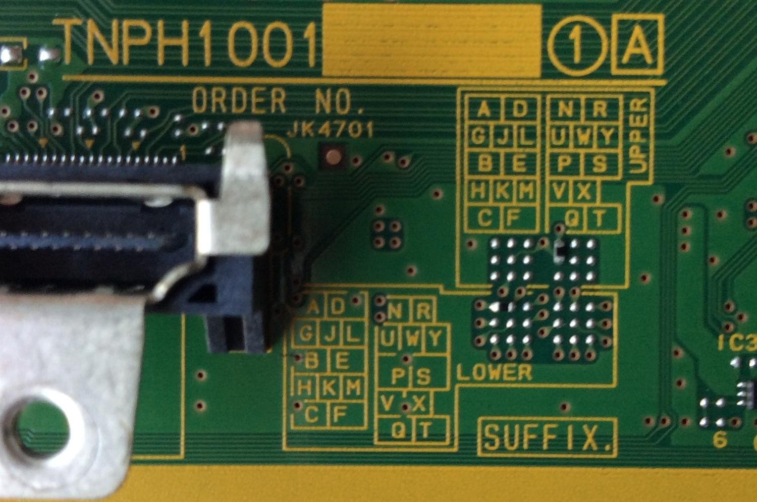 MAIN / PANASONIC TXN/A1SGUUS / TNPH1001 / TNPH1001UA / TXN / A1SGUUS / PANEL MC106HU1511 / MODELO TC-P42X5 - Imagen 2