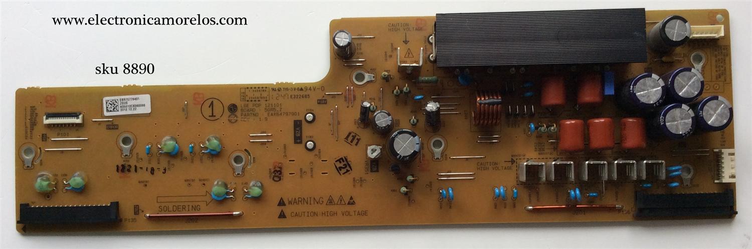 Z-SUS / LG EBR75779401 / EAX64797901 / MODELO 50PN6500-UA.BUSLLHR	