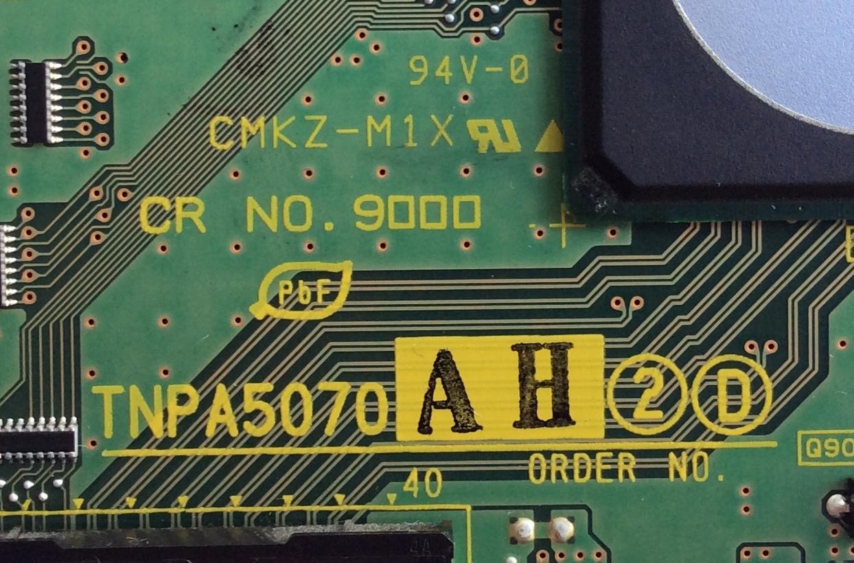 MAIN LOGICA  / SANYO TNPA5070AH / TNPA5070AH / MODELO DP42740 P42740-02	 - Imagen 2