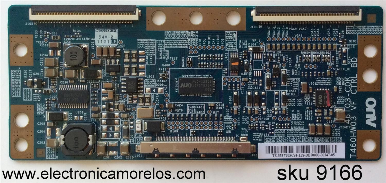 T-CON / LG 55.37T05.C84 / T460HW03 / 5537T05C84 / 46T03-COK / MODELO 37LK450-UB.CUSDLH / PANEL T370HE03 V.N	