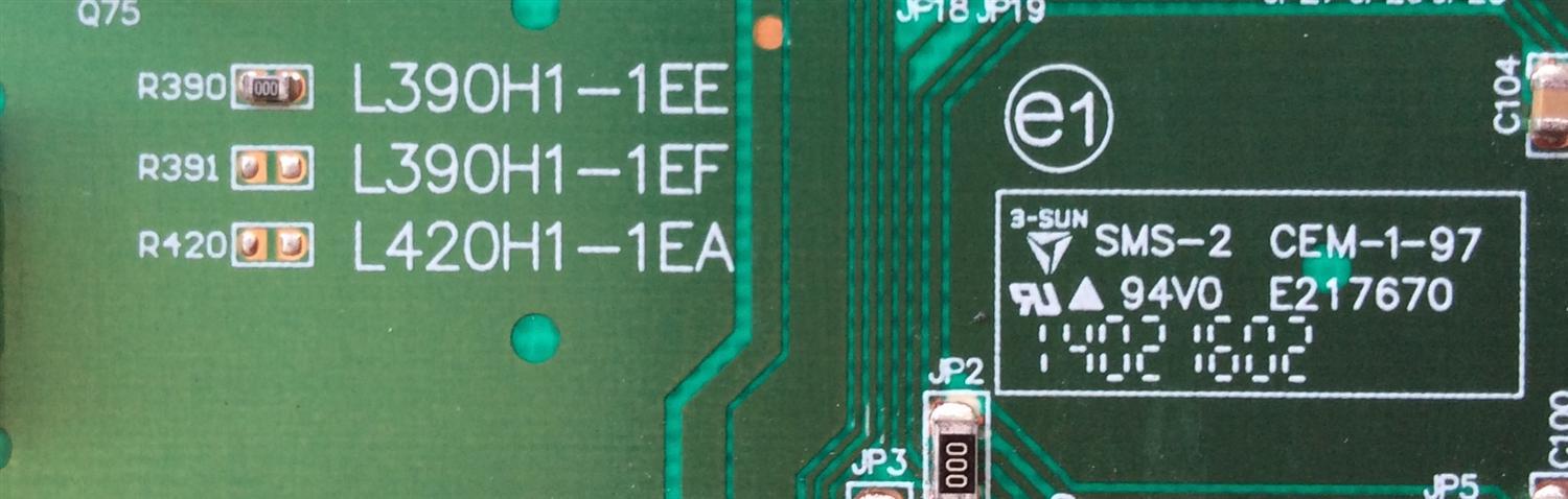 LED DRIVER / SANYO L390H1-1EE-C012C / L390H1-1EE / MODELO DP39E63 P39E63-00 / PANEL V390HJ1-LE1 Rev.C1	 - Imagen 3